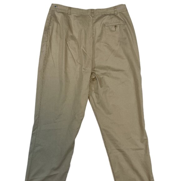 L.L. Bean Khaki Chino Pants Women’s Size 18R Cotton Casual Workwear - Picture 9 of 9